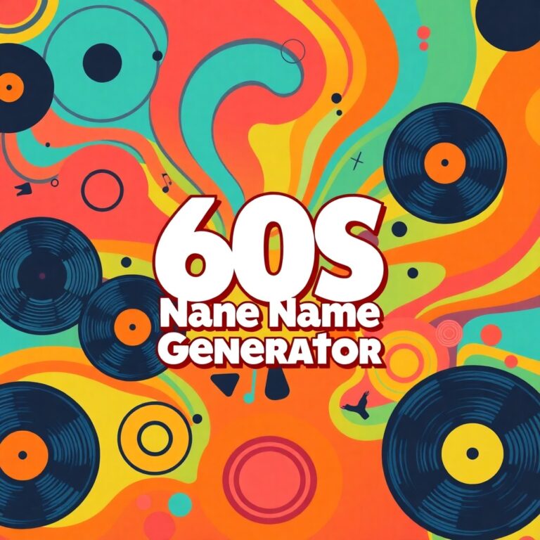 60s Name Generator