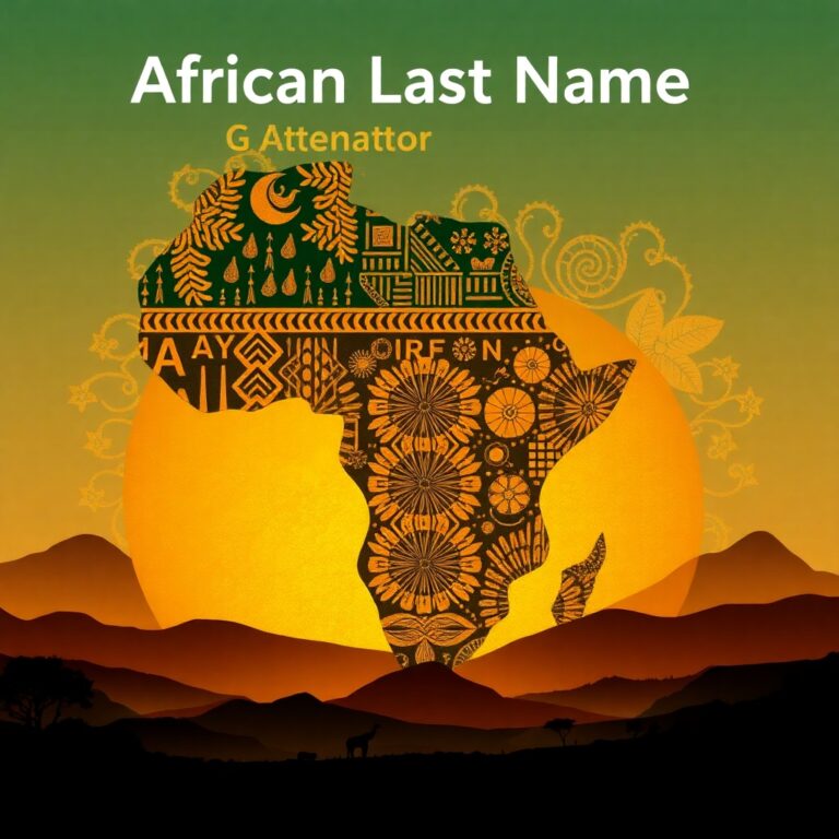 African Last Name Generator