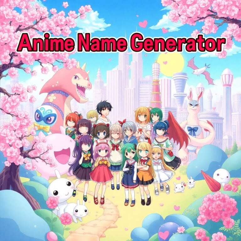 Anime Name Generator From My Name