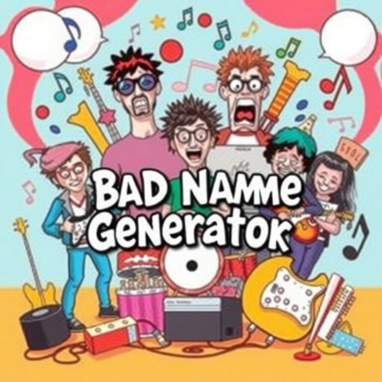 Bad Band Name Generator