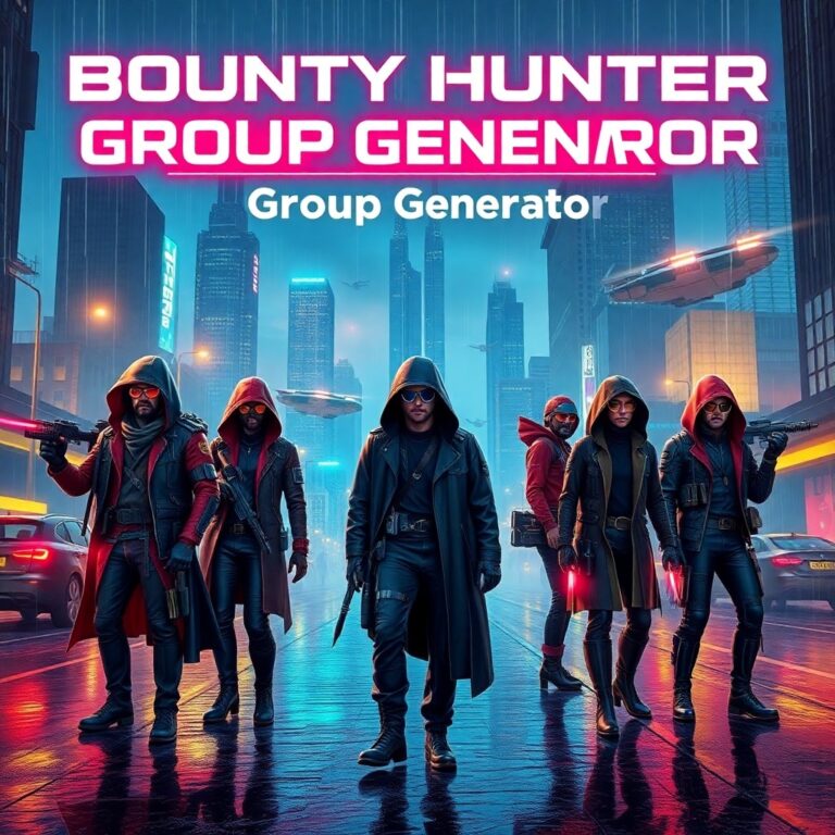Bounty Hunter Group Name Generator