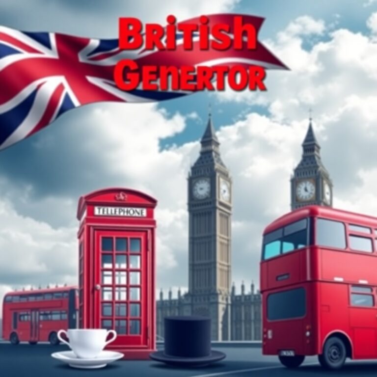 British Name Generator