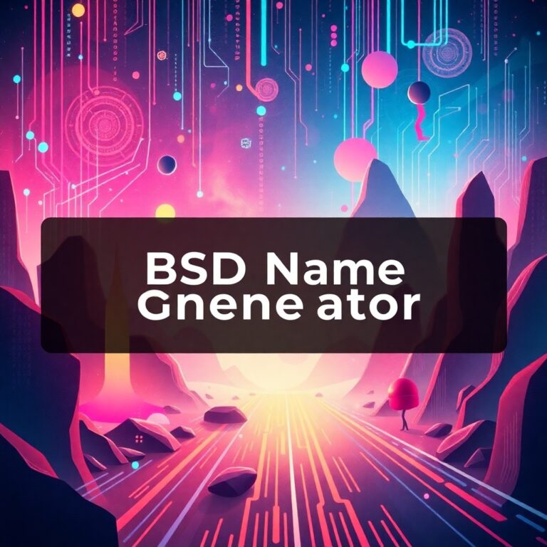 Bsd Name Generator