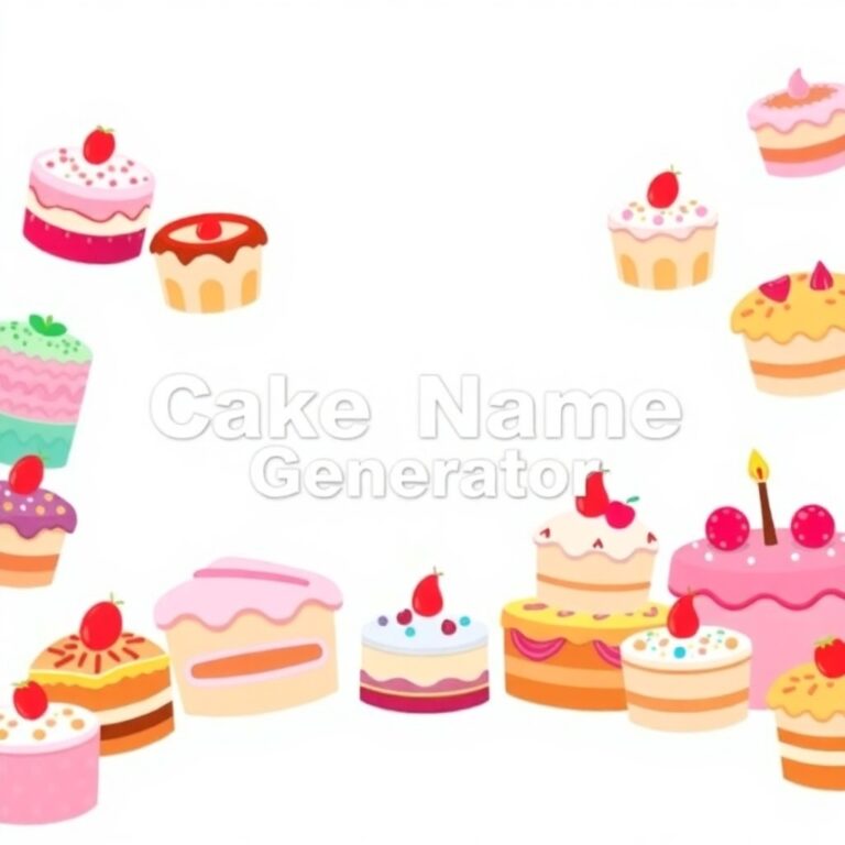 Cake Name Generator