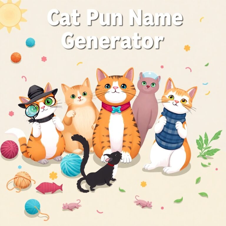 Cat Pun Name Generator