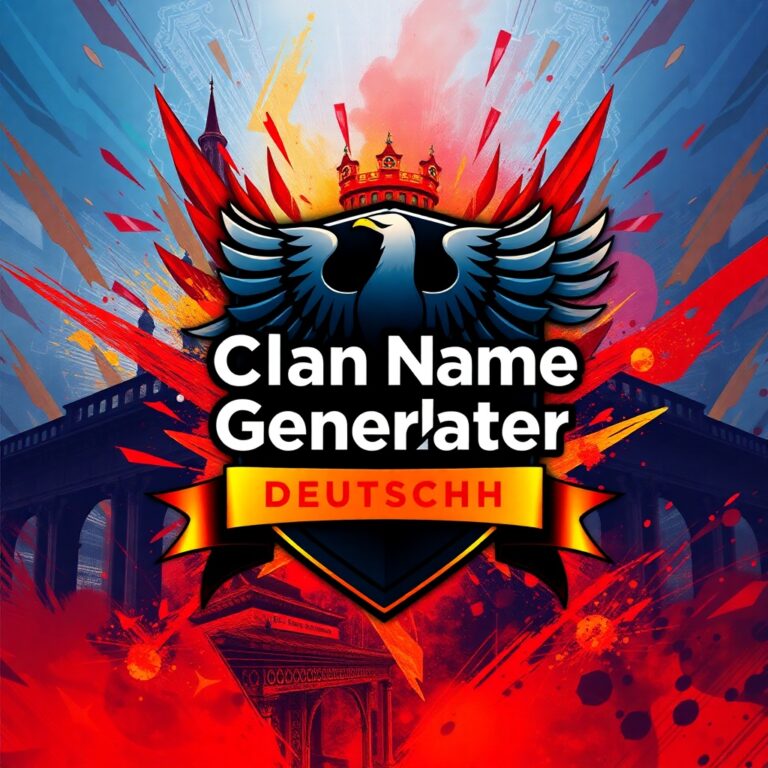 Clan Name Generator Deutsch