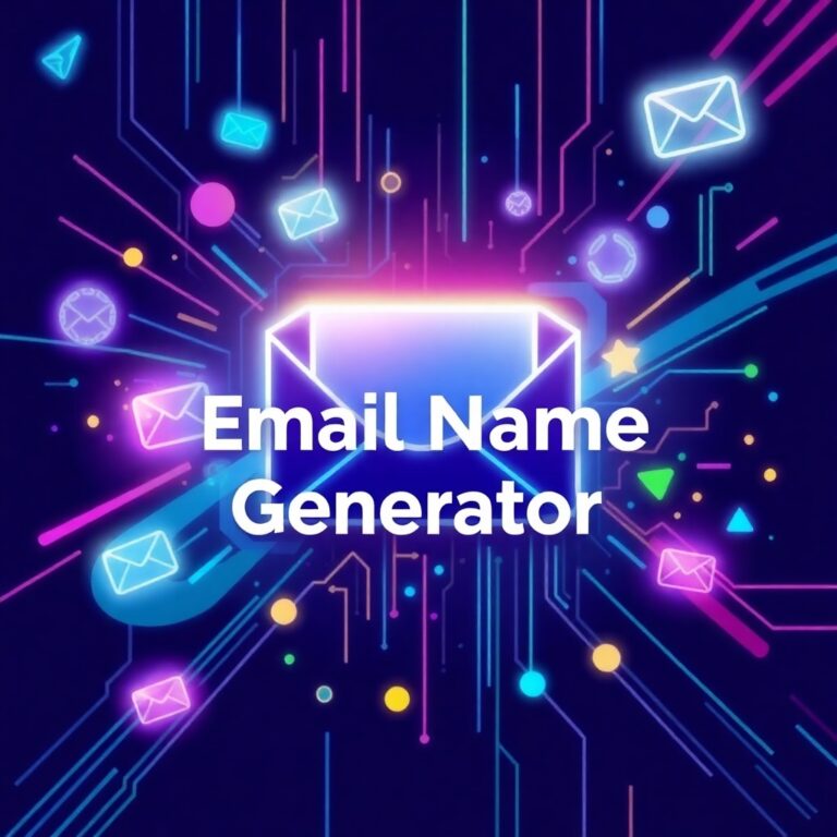 Cool Email Name Generator