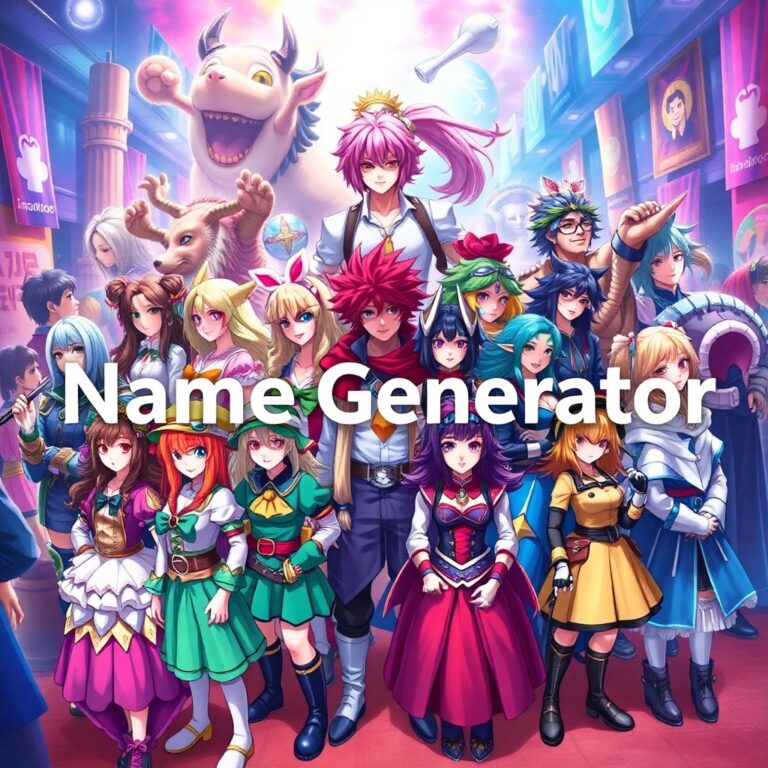 Cosplay Name Generator