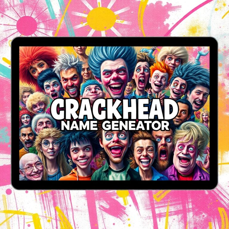 Crackhead Name Generator