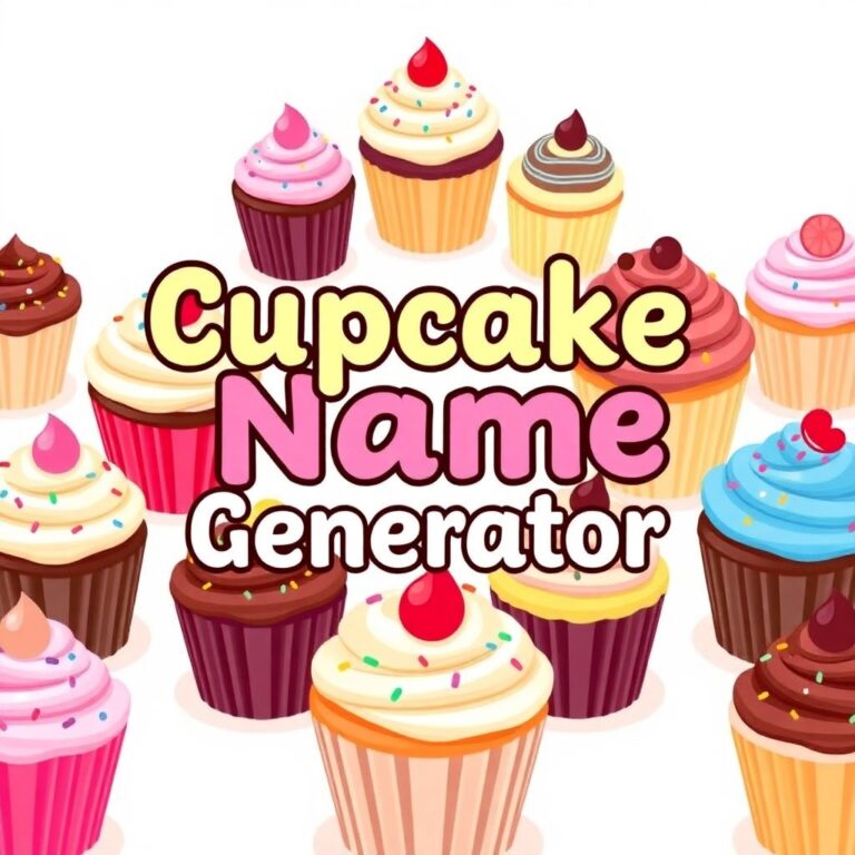 Cupcake Name Generator