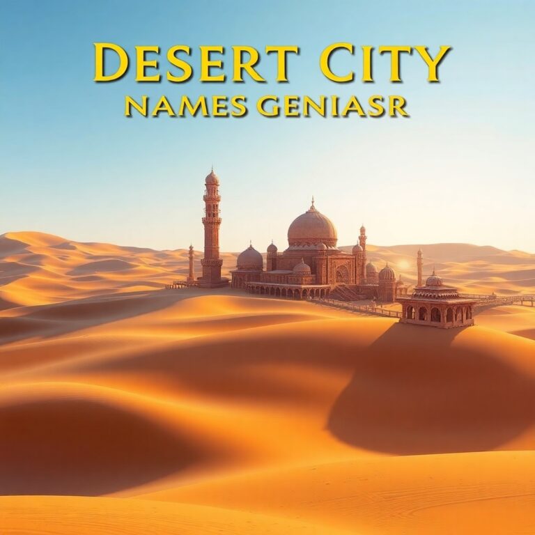Desert City Name Generator