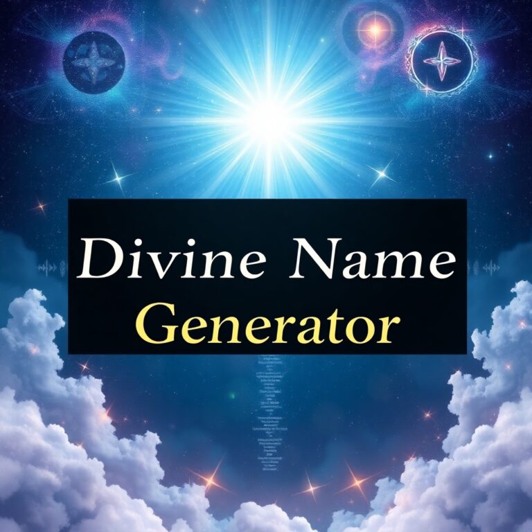 Divine Name Generator