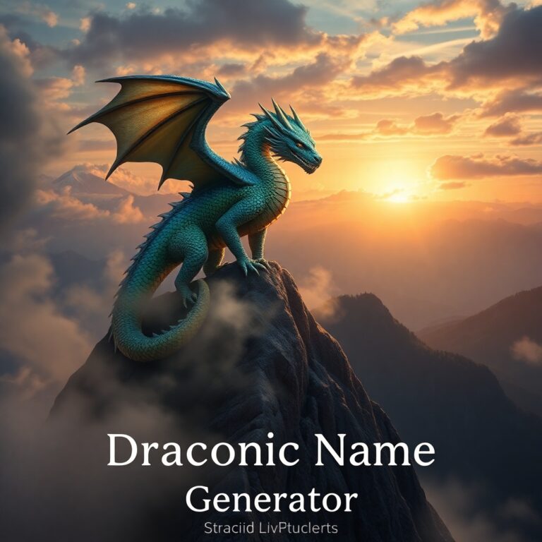 Draconic Name Generator