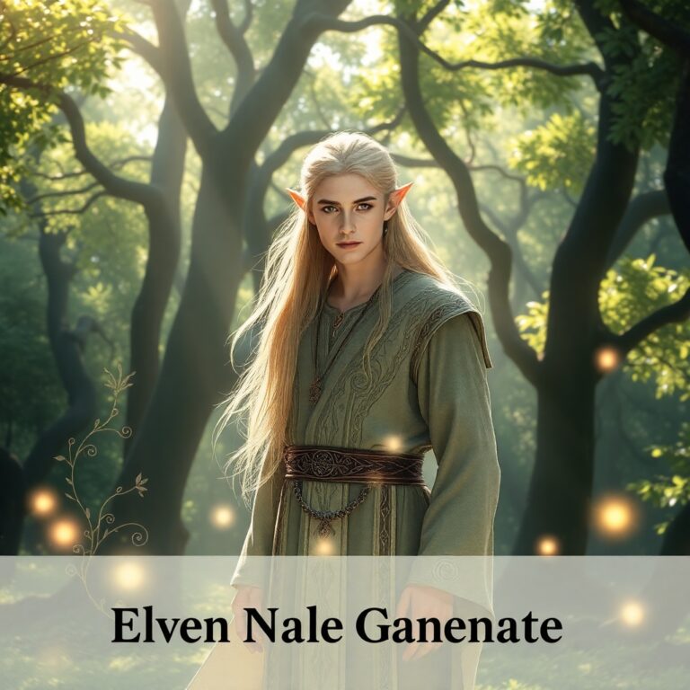 Elven Male Name Generator
