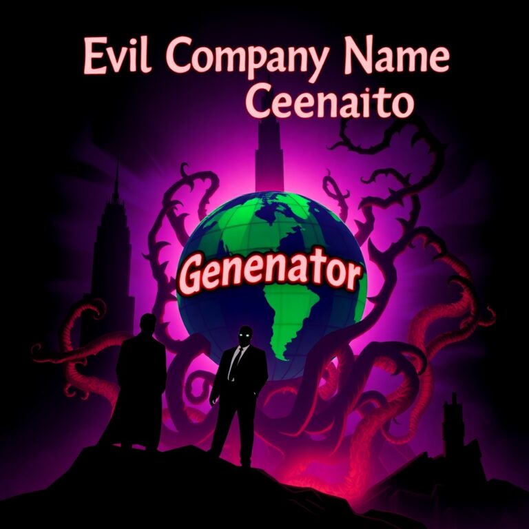 Evil Company Name Generator