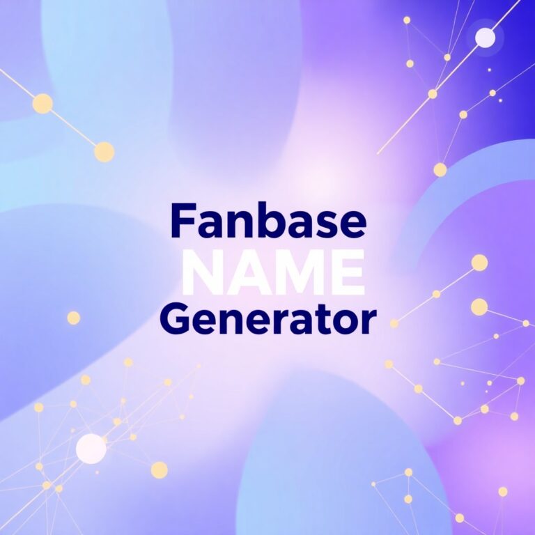 Fanbase Name Generator