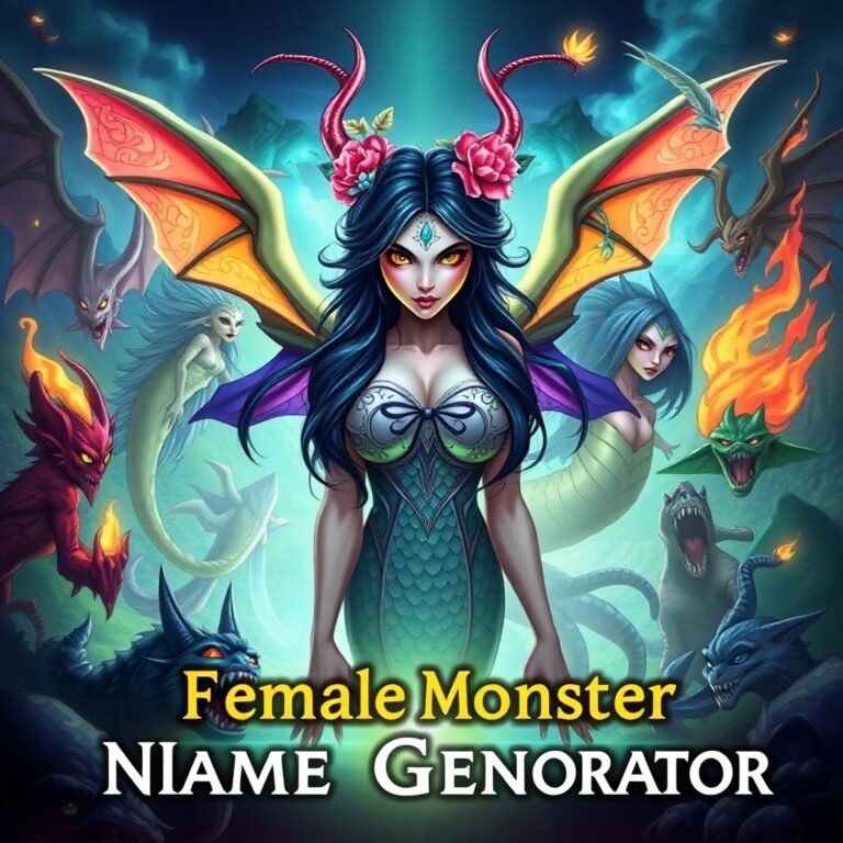 Female Monster Name Generator