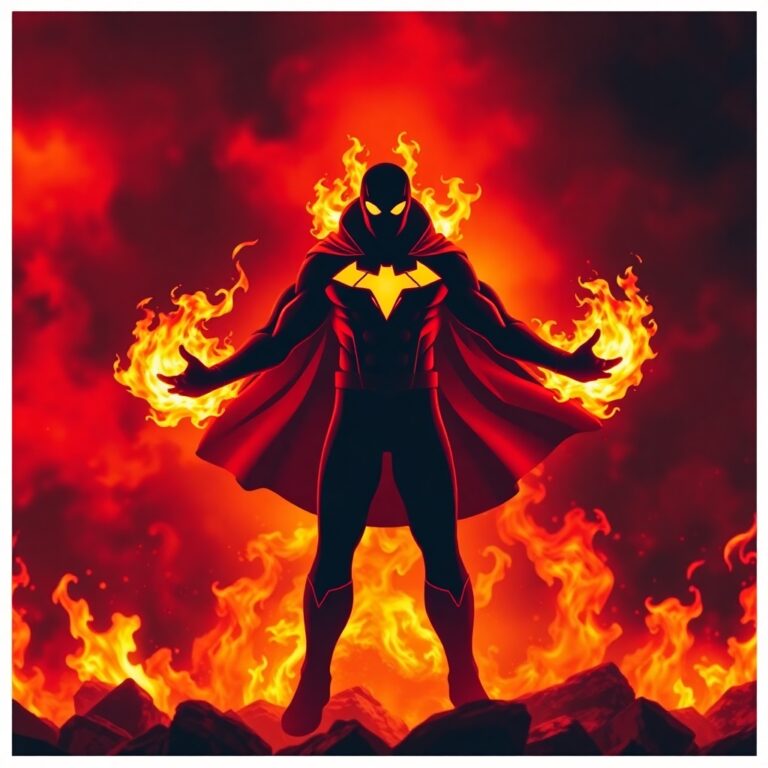 Fire-based Superhero Name Generator
