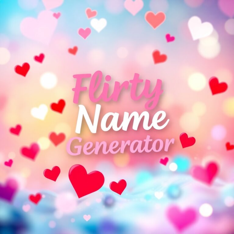 Flirty Name Generator