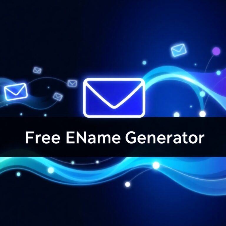 Free Email Name Generator