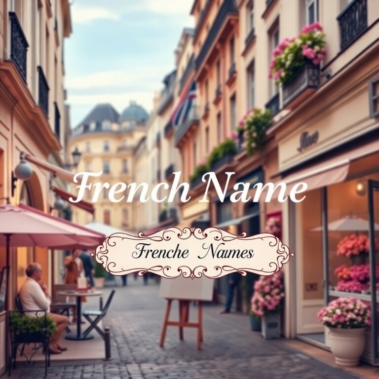 French Name Generator With Meaning