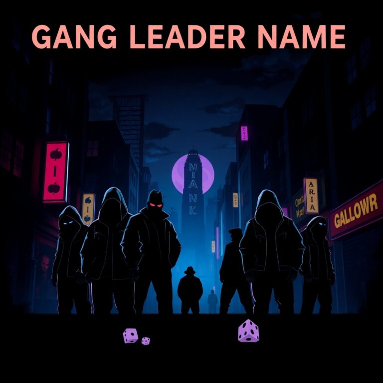 Gang Leader Name Generator