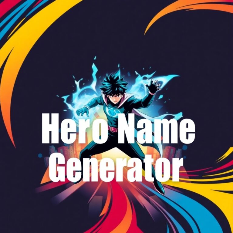 Hero Name Generator Mha