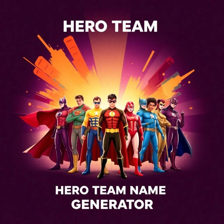 Hero Team Name Generator