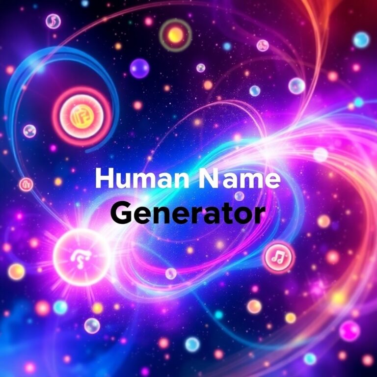 Human Name Generator Wow