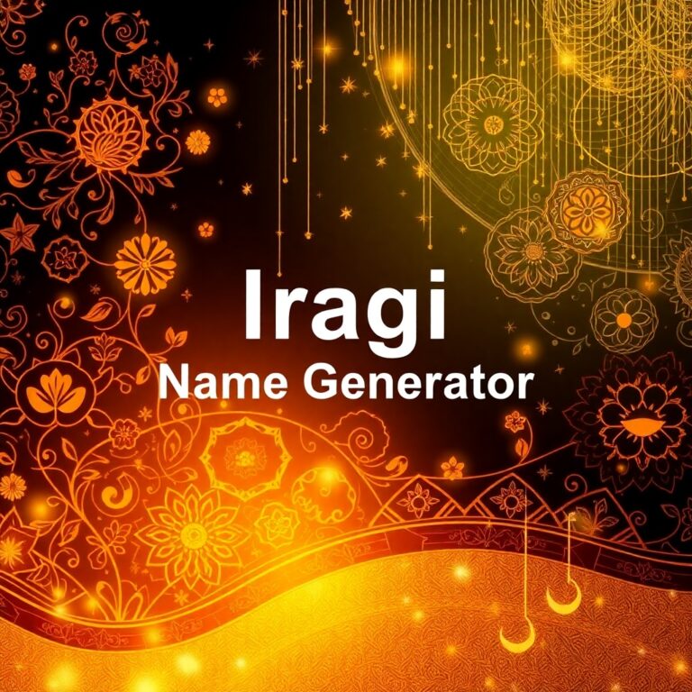 Iraqi Name Generator