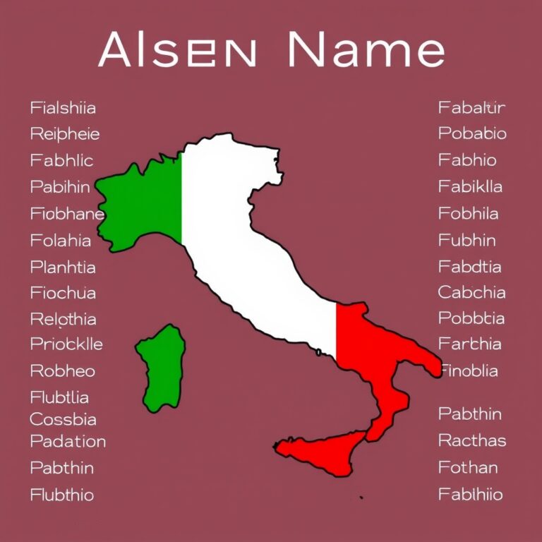 Italian Last Name Generator