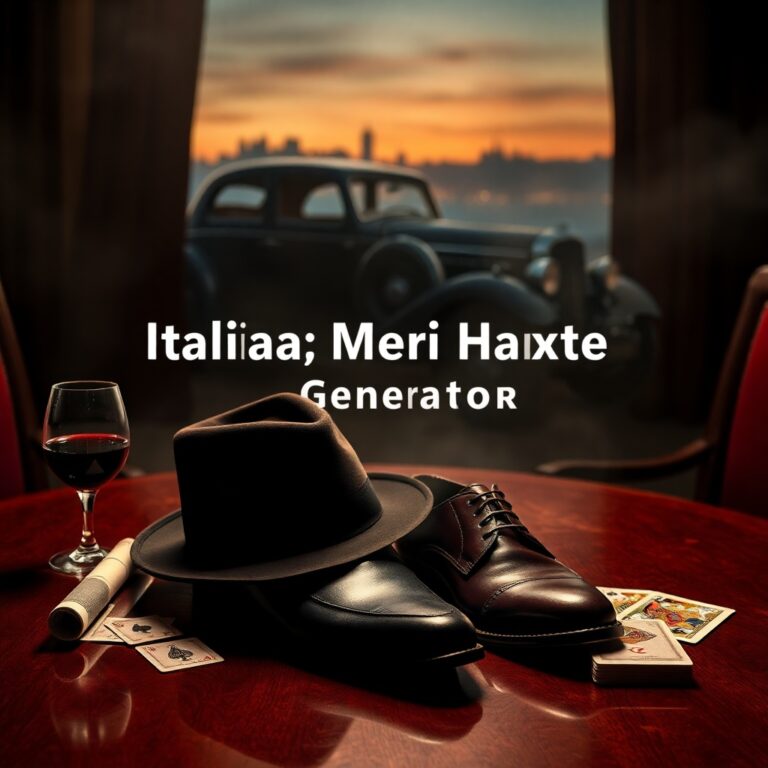 Italian Mobster Name Generator