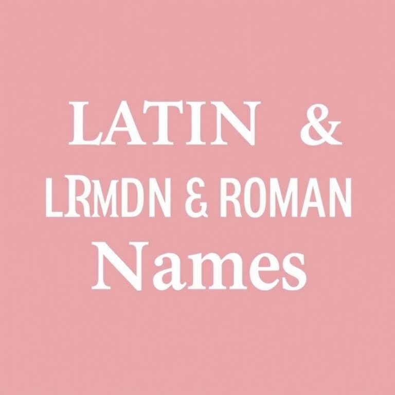 Latin Name Generator