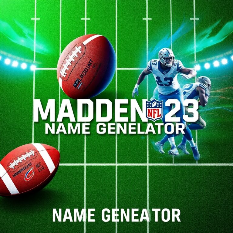 Madden 23 Name Generator