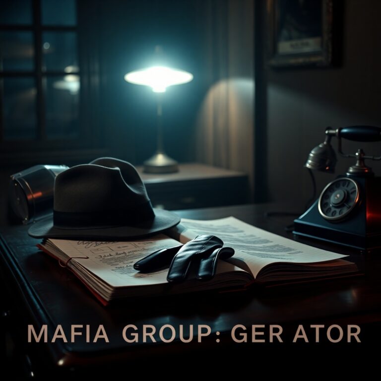 Mafia Group Name Generator