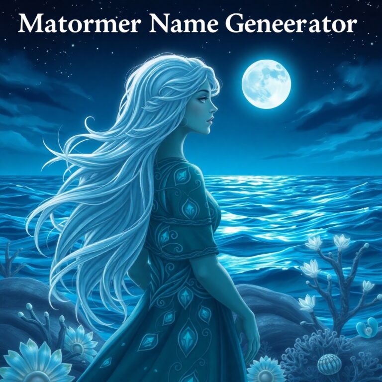 Maormer Name Generator