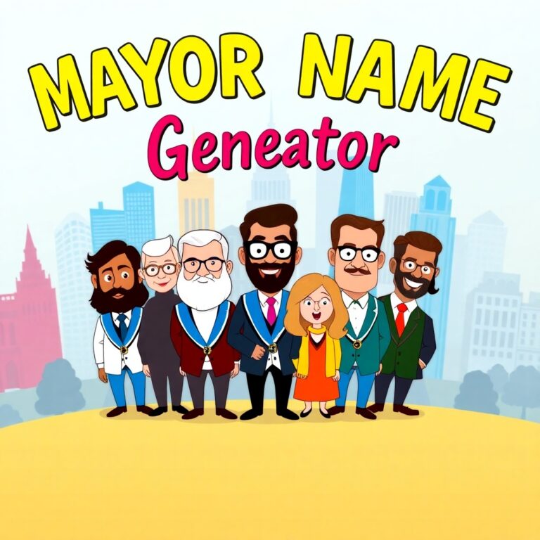 Mayor Name Generator