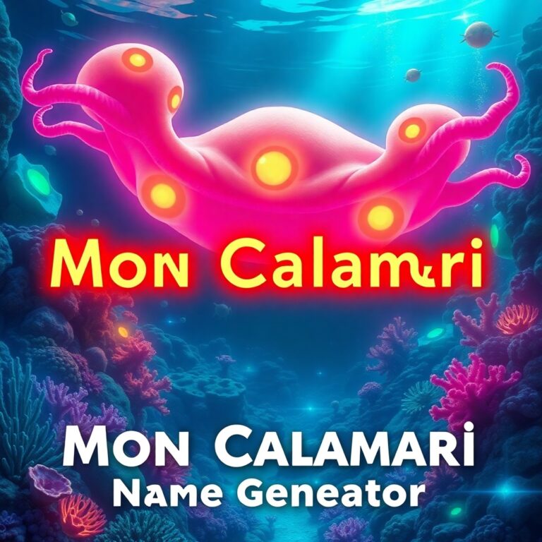 Mon Calamari Name Generator