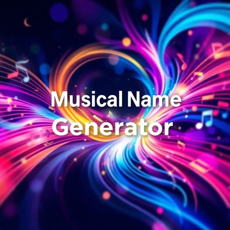 Musical Name Generator