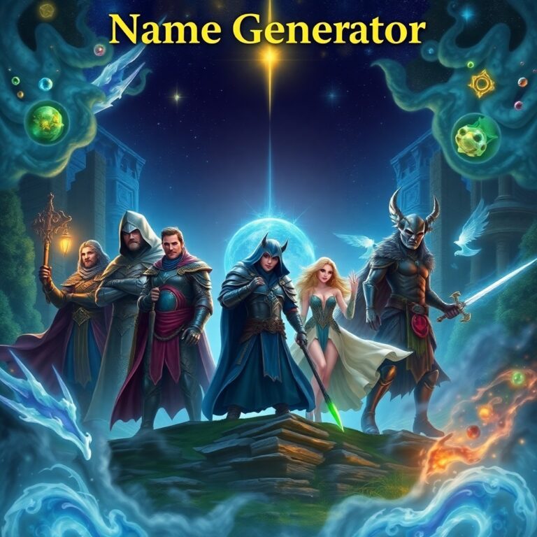 Name Generator Fantasy Human