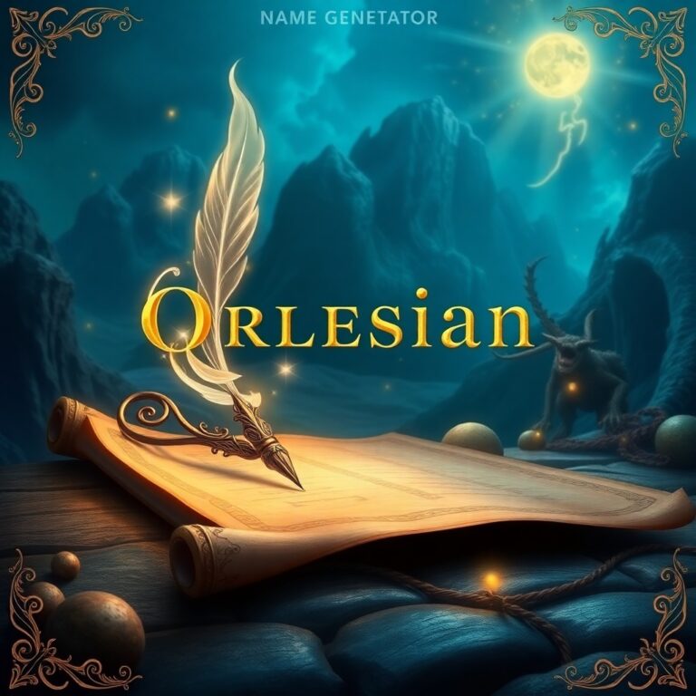 Orlesian Name Generator