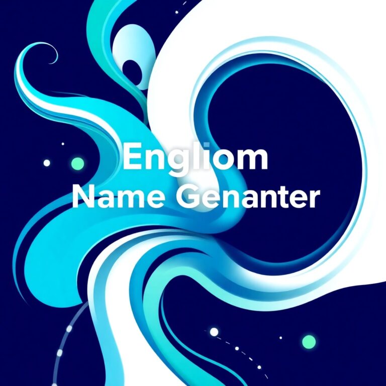 Random English Name Generator