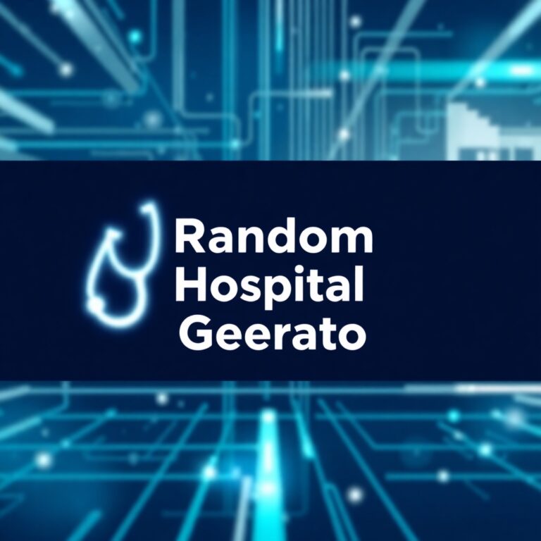 Random Hospital Name Generator