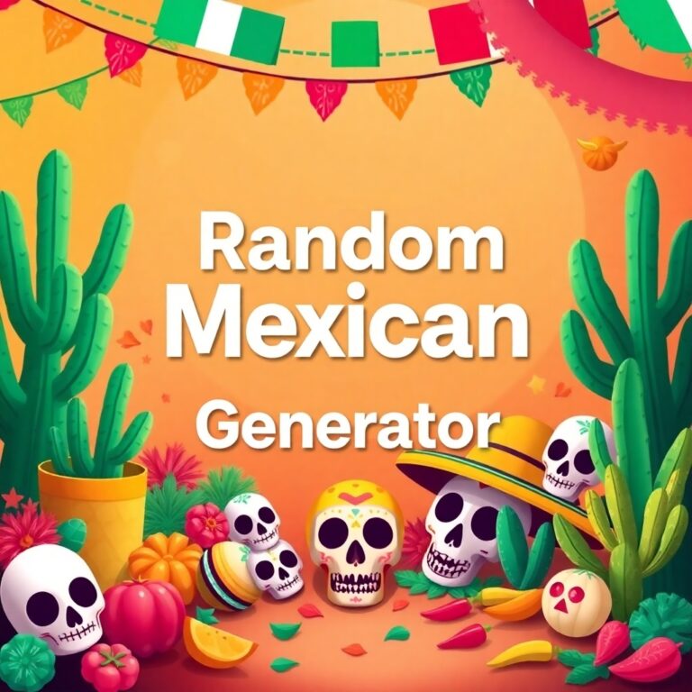 Random Mexican Name Generator
