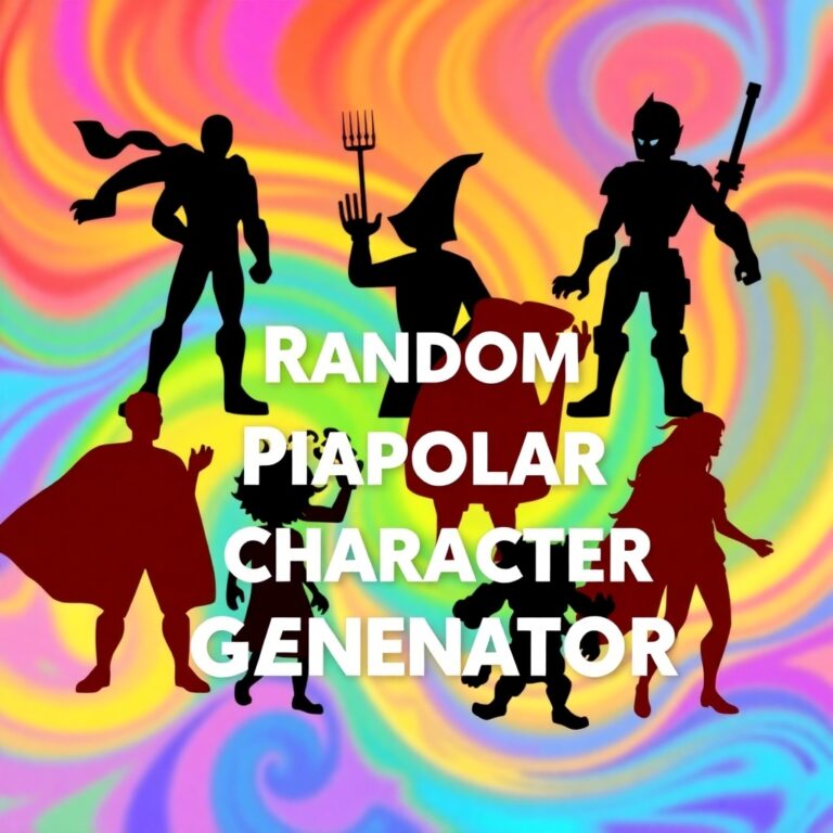 Random Popular Character Generator