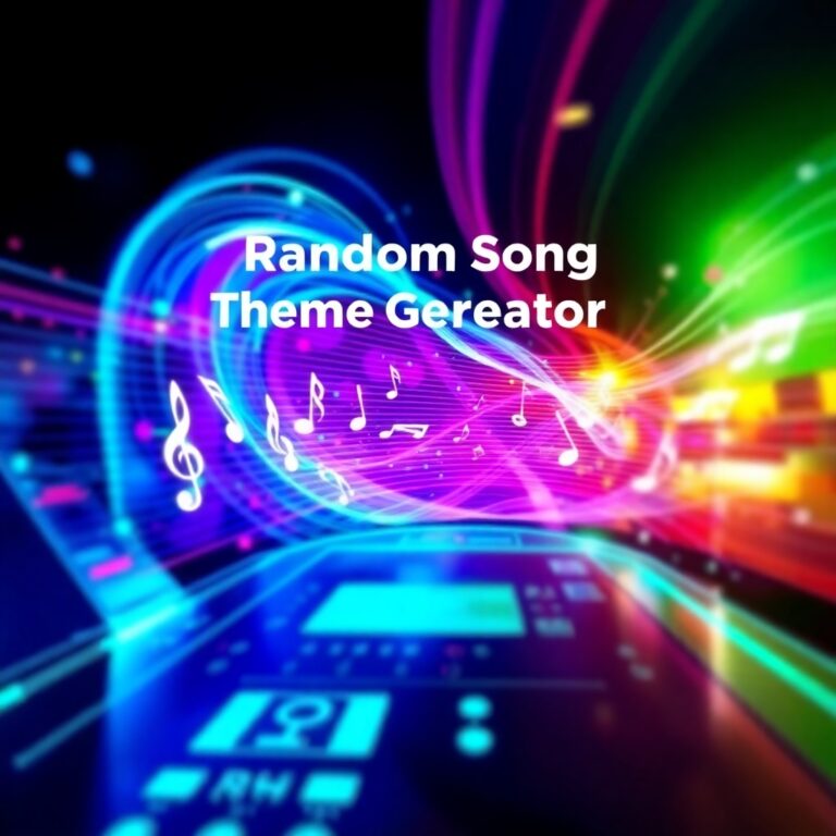 Random Song Theme Generator