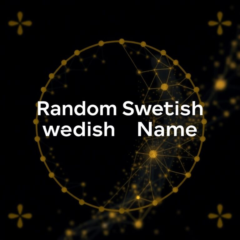 Random Swedish Name Generator