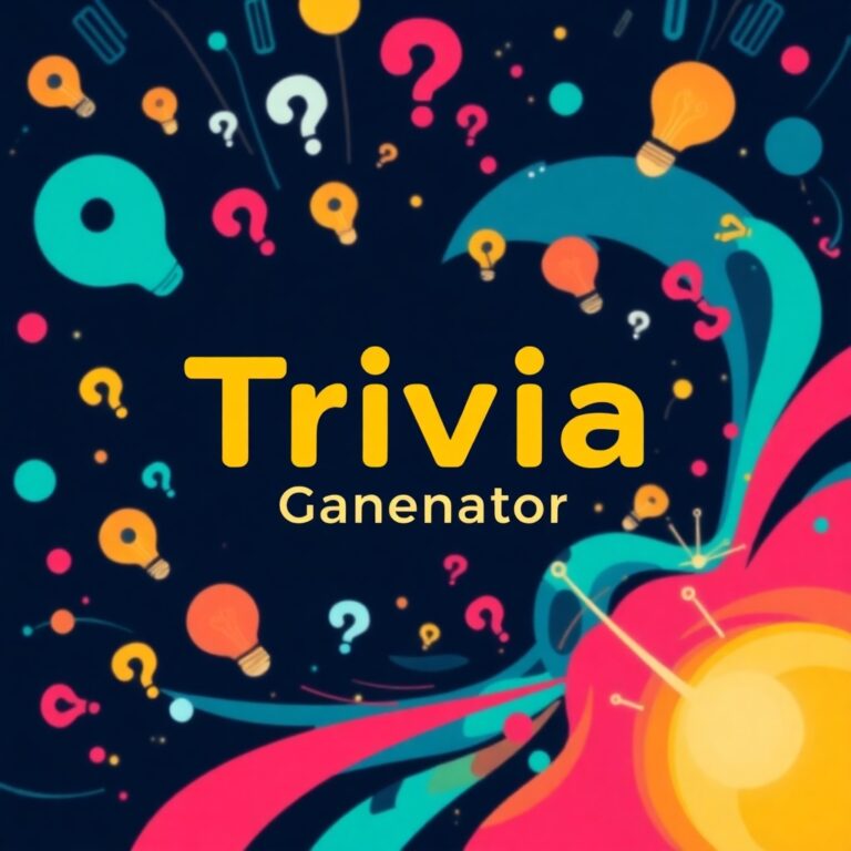 Random Trivia Name Generator