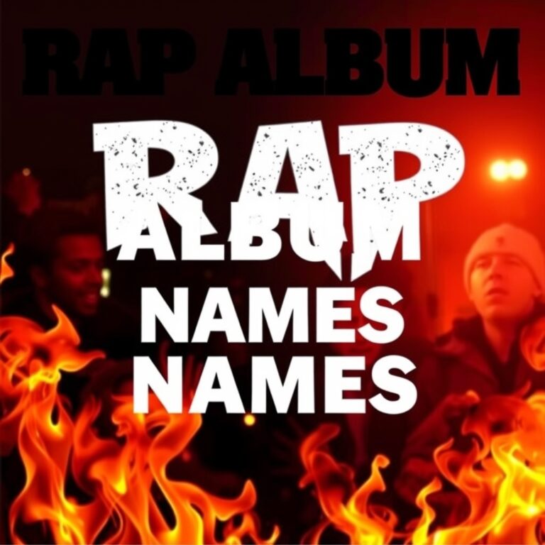 Rap Album Name Generator