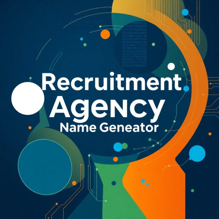 Recruitment Agency Name Generator